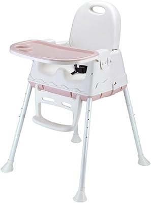 Chaise de salle à manger portable multifonctionnelle pour enfants dalmaon avec hauteur réglable