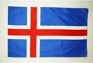 Flag drapeau islande 90 x 60 cm