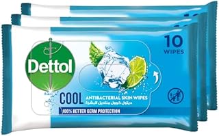 Lingettes antibactériennes fresh skin pour les mains, le visage, le cou et plus