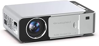 Wonect 3500 lumens 1080p projecteur wifi extérieur portable avec écran d'affichage de 120 pouces | mise en miroir d'écran sans fil | vidéoprojecteur de cinéma maison compatible avec usb hdmi av vga. Diaytar : Votre shopping, nos meilleurs prix