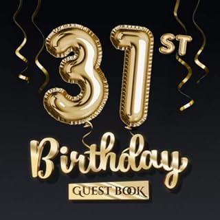 Livre d'or du 31e anniversaire : idéal pour les décorations de fête du