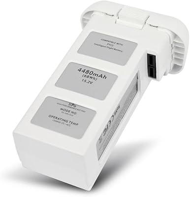 Pour dji phantom 3 batterie 4480 mah 68 wh 152 v de remplacement