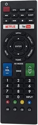 Télécommande de remplacement pour téléviseur lcd/led compatible avec l'écran lcd/led intelligent sharp.