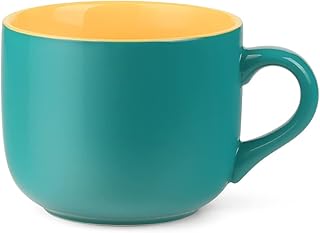 Grande tasse à café en céramique de 22 oz, grande tasse à thé pour le bureau et la maison, passe au lave-vaisselle et au micro-ondes (vert clair). Diaytar Sénégal : Innovation digitale et prix attractifs