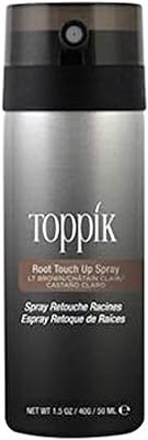 Spray de retouche racine toppik marron clair