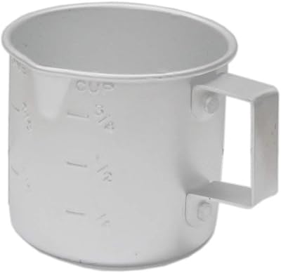 1 tasse à mesurer l'eau en aluminium.