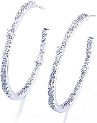 Boucles d'oreilles créoles en argent sterling 925 pour femmes, boucles d'oreilles créoles torsadées