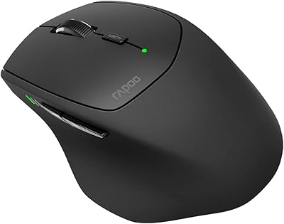 Souris bluetooth rabo mt550, souris sans fil multi-appareils avec 4 dpi réglables, conception