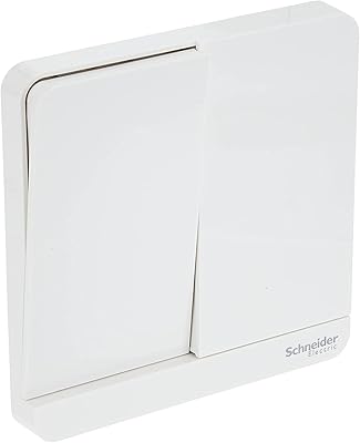 Schneider electric e8332l2_we avataron blanc - interrupteur à panneau bidirectionnel 2 groupes 16ax