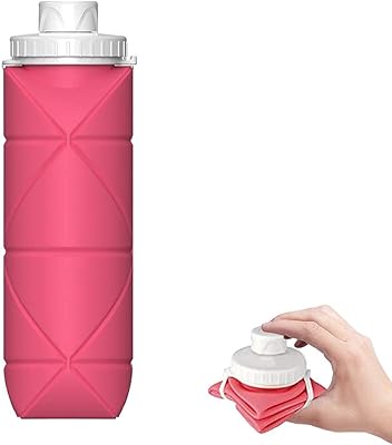 Bouteille d'eau pliable pour enfants en forme de mouton avec valve anti-fuite, bouteille