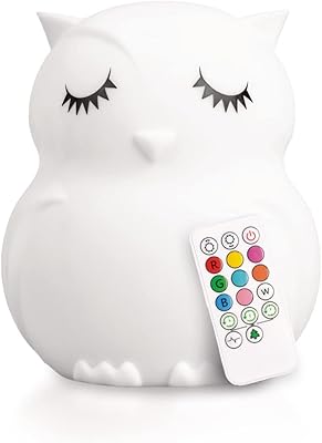 Veilleuse lumi pet en forme de hibou pour enfants lampe led