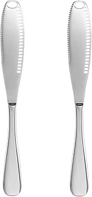 Irby épandeur de beurre multifonction 3 en 1 en acier inoxydable avec bord