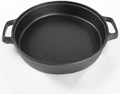 Poêle à griller ronde en fonte diamètre 26 cm 1025 pouces