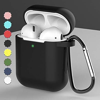 Amerteer étui pour airpods, coffea airpods accessoires housse de protection antichoc housse