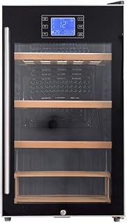 Violk mini réfrigérateur 110l porte vitrée refroidisseur de boissons électrique contrôle de la température