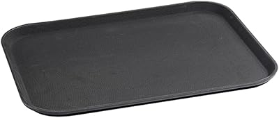 Plateau rectangulaire en plastique antidérapant vag avec caoutchouc, taille 40 cm x 55