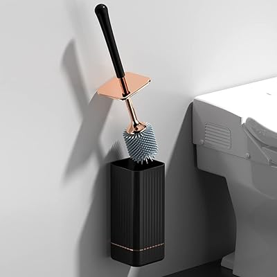 Brosse de toilette en silicone shifoko, brosse de nettoyage d'angle pour la maison