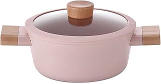 Marmite neoflam blossom de vika, taille 20 cm, couleur rose sable