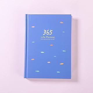 Shining soul planificateur quotidien hebdomadaire mensuel de 365 jours, poche personnelle, couverture rigide a5, mignon (petit) carnet de bureau et papeterie (bleu). Diaytar Sénégal : Le choix, la qualité, l'économie réunis
