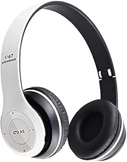 Casque stéréo sans fil multifonction p47, casque supra-auriculaire pliable, écouteurs de musique 3,5