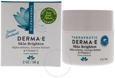 Derma e skin brighten crème naturelle anti-taches et anti-âge 56 g