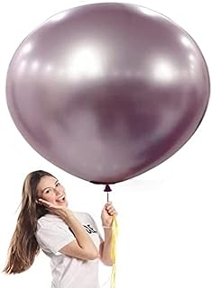 5 pièces 18" ballons métalliques paillettes en latex pour décorations de fête