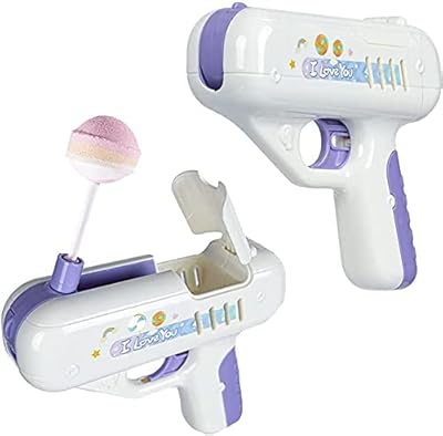 Jouet pistolet à sucettes bonbons pour enfants lanceur de sucettes surprise