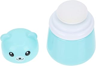Récipient à poudre libre portable lorose avec éponge champignon rechargeable pour la maison