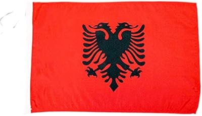 Az flag drapeau albanie 18" x 12" - petits drapeaux albanais 30 x