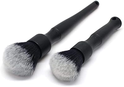 Ensemble de brosses de nettoyage de voiture ultra douces delfino, brosses naturelles