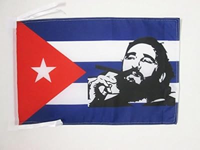 Drapo cuba afik fidel castro cordette de qualité chaude 45 cm