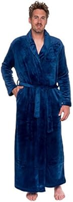 Peignoir long grand format ross michaels pour hommes - peignoir long doublé