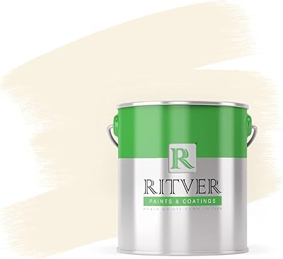 Peinture émulsion murale à base d'eau retiver premium, 3,6 l, blanc cassé, rp-120