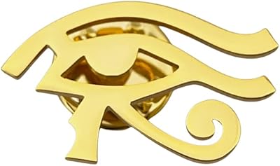Broches antiques en forme d'oeil d'horus en acier inoxydable pour décoration de vêtements