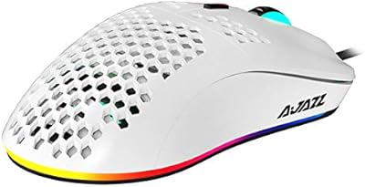 Souris de jeu led rgb ipomaker aj390 69 grammes légère avec 7