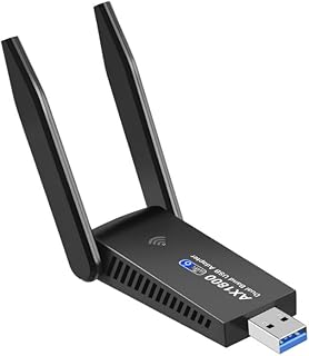 Adaptateur wi-fi 6 ax1800 usb 3.0, dongle 1800mbps, carte réseau sans fil, antenne