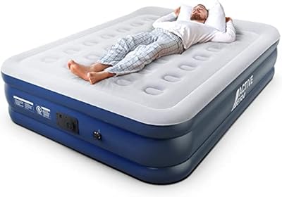 Matelas pneumatique gonflable de luxe king size avec pompe électrique et oreiller intégrés (queen size). Diaytar Sénégal : Des produits pour toute la famille à prix cassés