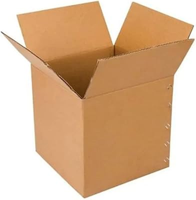 Coffret cadeau en carton ondulé top star - 20x16x16 cm (20, petit marron)