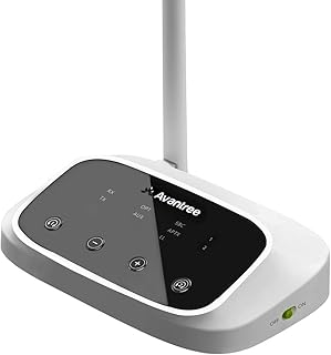 Émetteur et récepteur tv bluetooth avantree et oasis c avec doubles liaisons, fonctionnalités