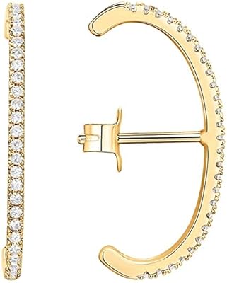 Boucles d'oreilles à tige en diamant, boucles d'oreilles à tige en forme