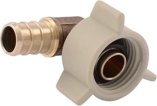 Share byte elbow adaptateur pivotant à 90 degrés nbsm 1/2", raccord de plomberie