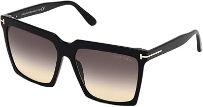 Lunettes de soleil femme sabrina-02 ft 0764, noir/gris ombré, 58/16/140, noir/gris ombré, 58/16/140