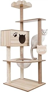 Grand arbre à chat, lit pour chat à plusieurs niveaux avec griffoir