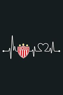 Fc necaxa heartbeat latido atlas football club orgullo : carnet papier millimétré, 6x9