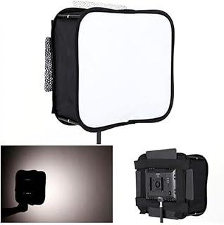 Boîte à lumière à panneau d'éclairage led motem : 15,7" x 15,7", diffuseur de lumière pliable, sac de transport, attache de ceinture, photographie de portrait, photographie, éclairage de studio, aspect naturel. Diaytar : Parce que bien acheter, c'est économiser