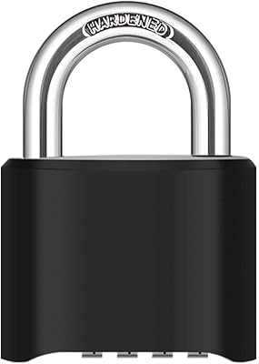 Serrure à code étanche et durable à 4 chiffres de 1,3 pouces