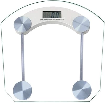 Pèse-personne numérique de forme carrée dubai gallery 180 kg balance de santé transparente