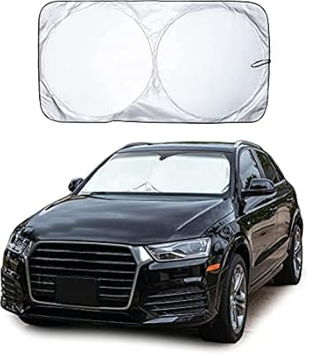 Pare-soleil pour pare-brise de voiture auretti, 150 x 70 cm, 2 pièces