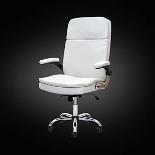 Chaise de bureau de jeu en cuir pu rotative à 360 degrés accoudoir