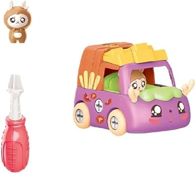 Voitures de dessins animés, voitures jouets faciles à utiliser pour la maison